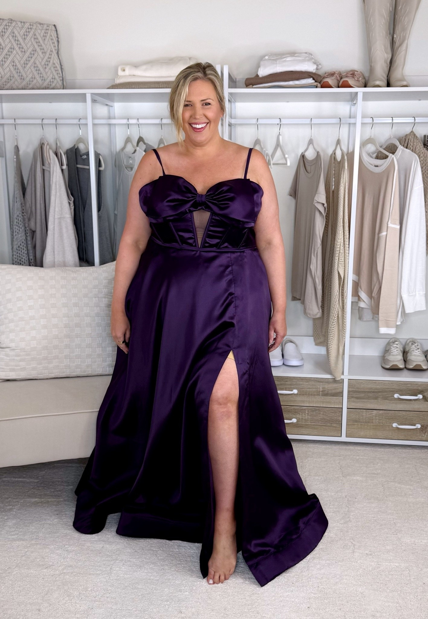 Macys occasion dresses. Wearing a 18W in all! Purple gown was too small to zip so I’d need a 20W. Plus size, outfit inspo, occasion dresses, summer fashion, mom life, apron belly

#LTKSeasonal #LTKPlusSize #LTKMidsize
