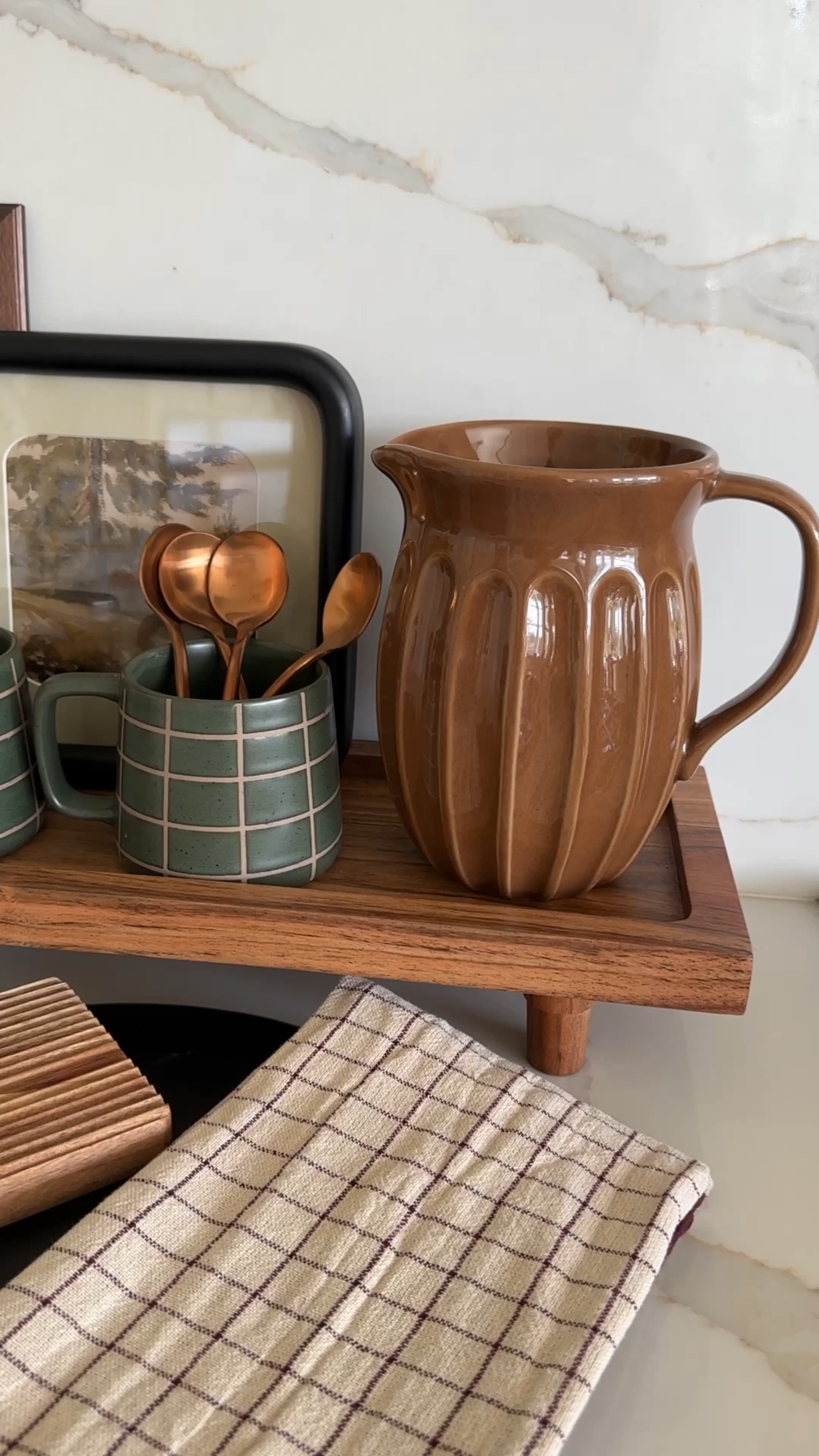 Fall inspired coffee bar!! Love this little setup in our kitchen for fall. Everything here is from Target 🍂🍂

Sarah Joy, fall decor, coffee bar, Target style, fall home decor, kitchen decor 

#LTKHome #LTKStyleTip #LTKSeasonal