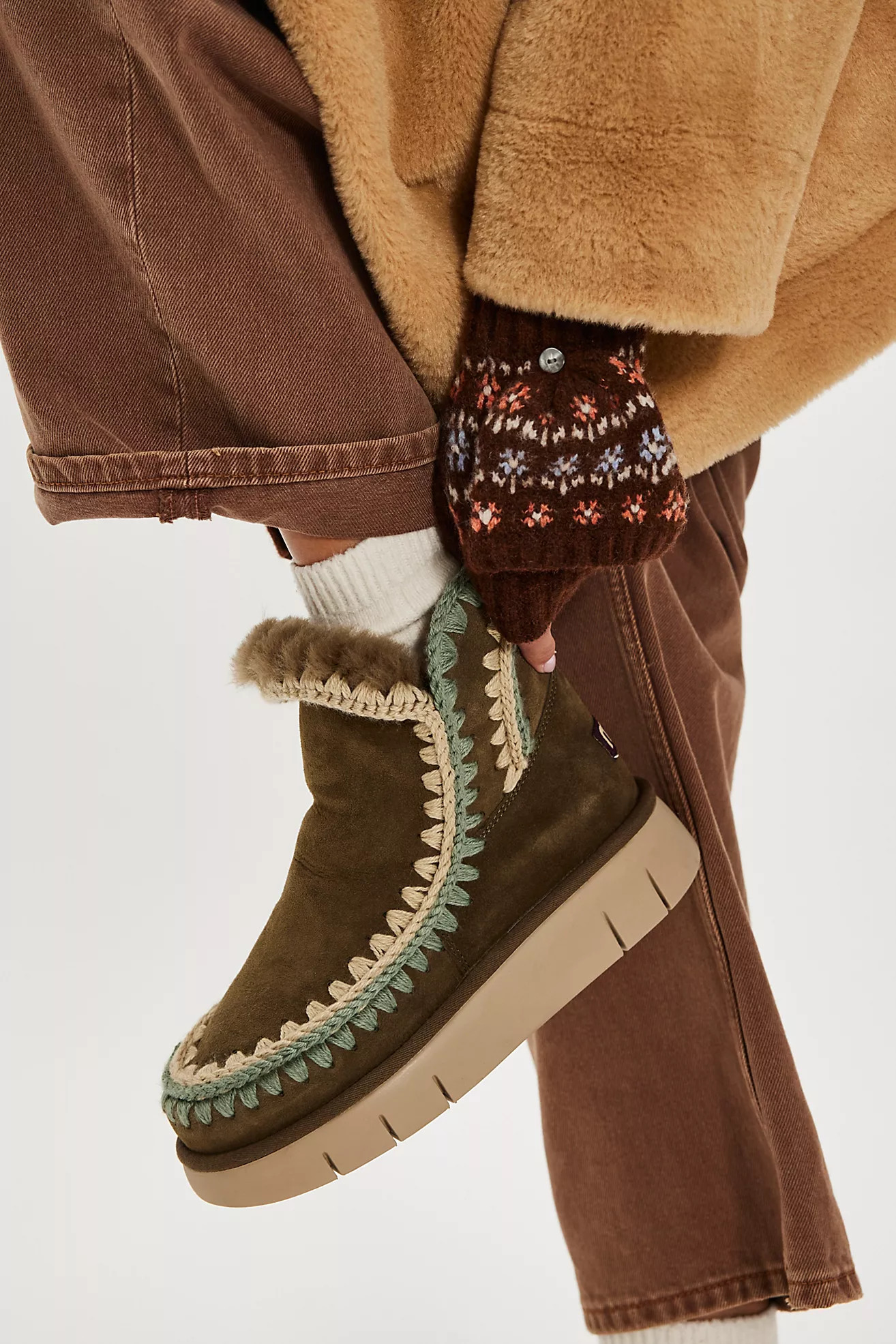 MOU Bounce Overstitched Boots | Free People (Global - UK&FR Excluded)