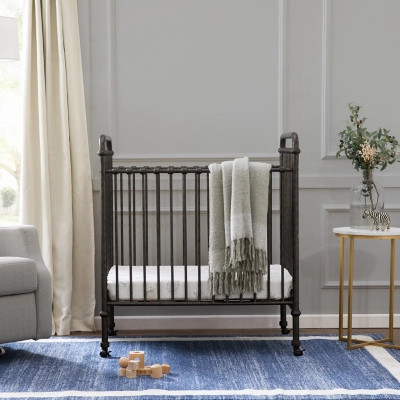 Namesake Abigail 3-in-1 Convertible Mini Crib, Vintage Iron | Ashley
