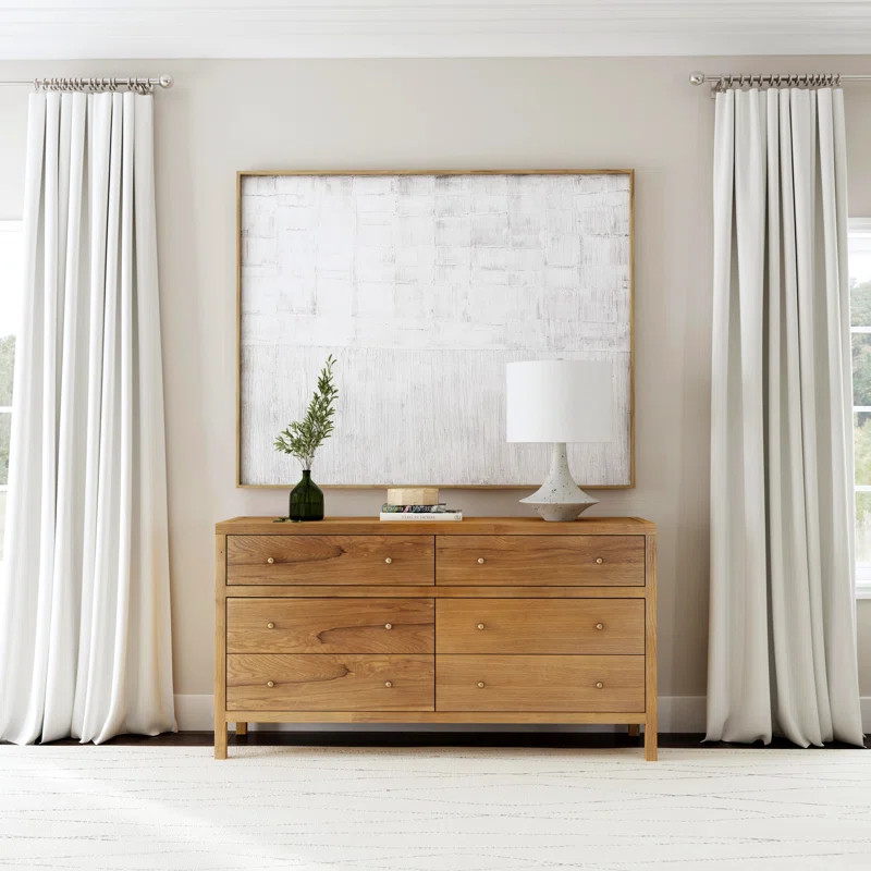 Celine 6 Drawer 60" W Double Dresser | Wayfair North America