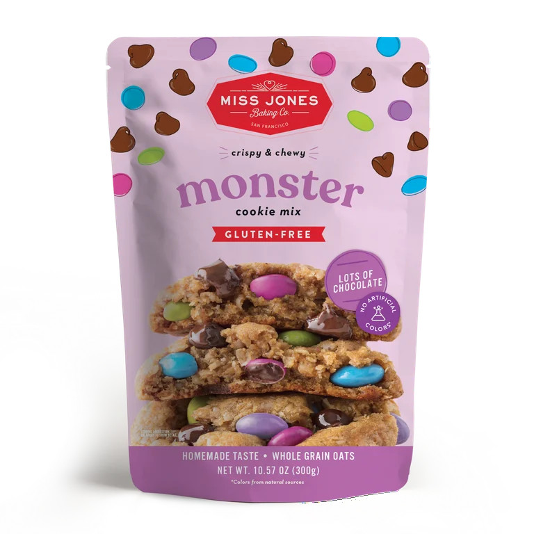 Miss Jones Baking Co. Gluten Free Monster Cookie Mix, 10.57oz | Walmart (US)