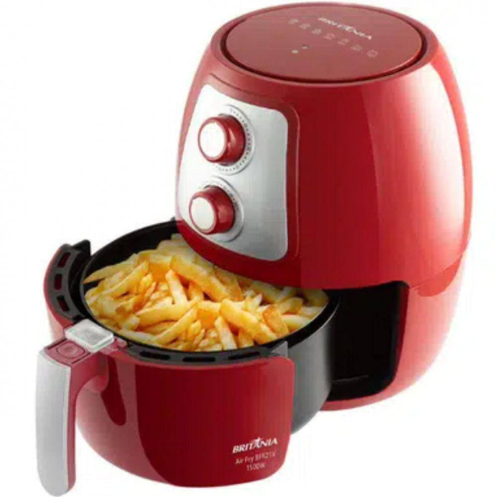 Fritadeira Elétrica Air Fryer Britânia BFR21 4L 1500W com Timer | Casas Bahia (BR)
