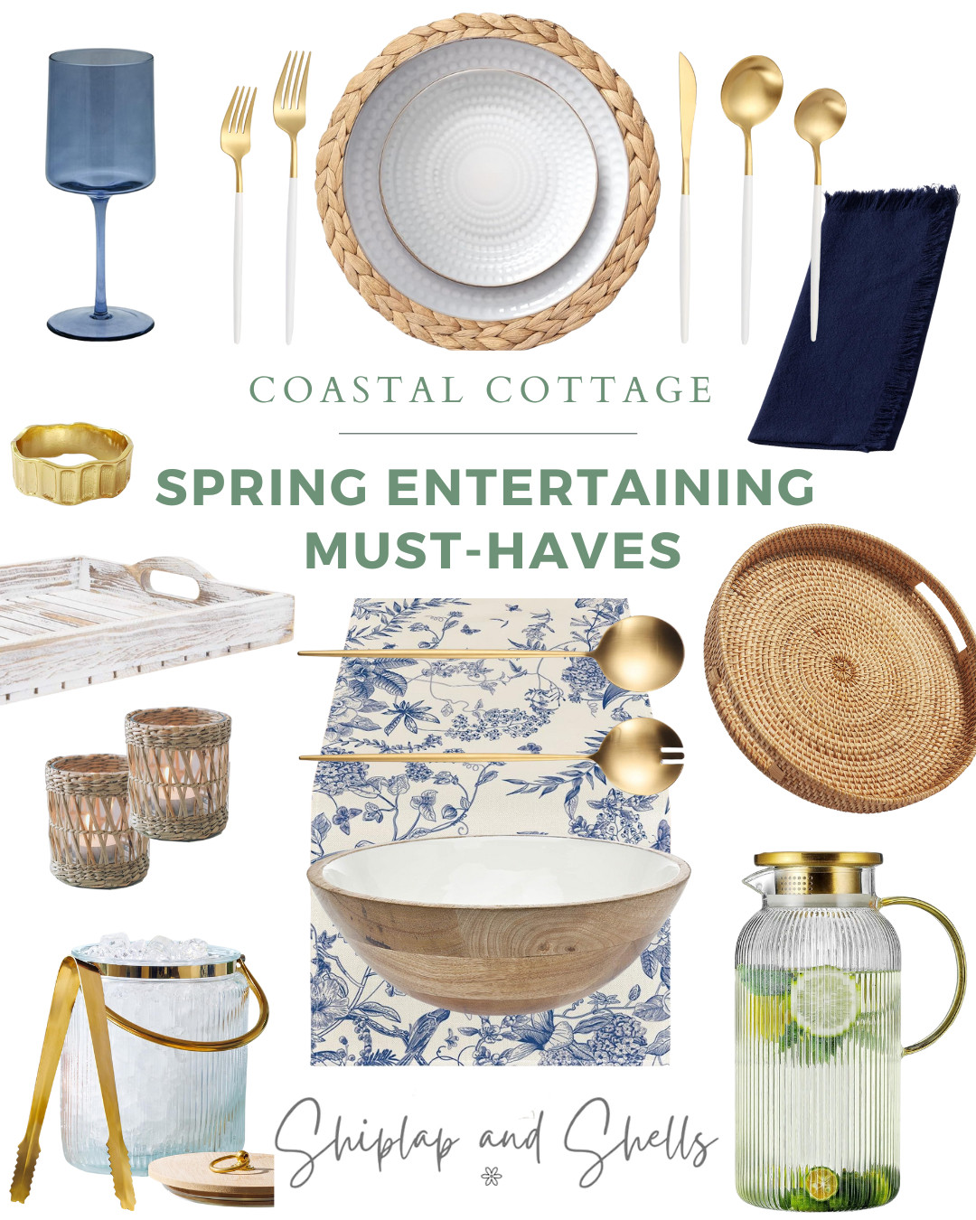 Get ready for spring entertaining with these coastal cottage must-haves! From charming serving trays and elegant glassware to beautiful dishes and more, these pieces bring an effortless, breezy feeling to your gatherings.  

 #LTKHome #LTKFindsUnder100 #LTKStyleTip