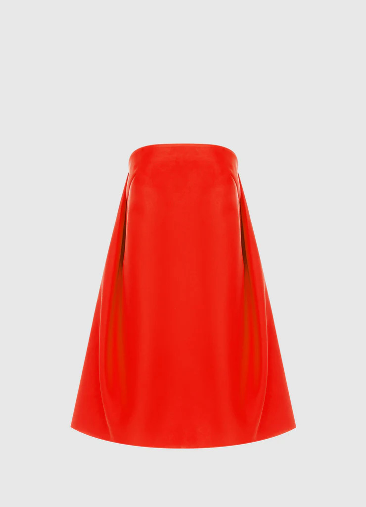 Fay Strapless Mini Dress - Fortune Red | LEO LIN