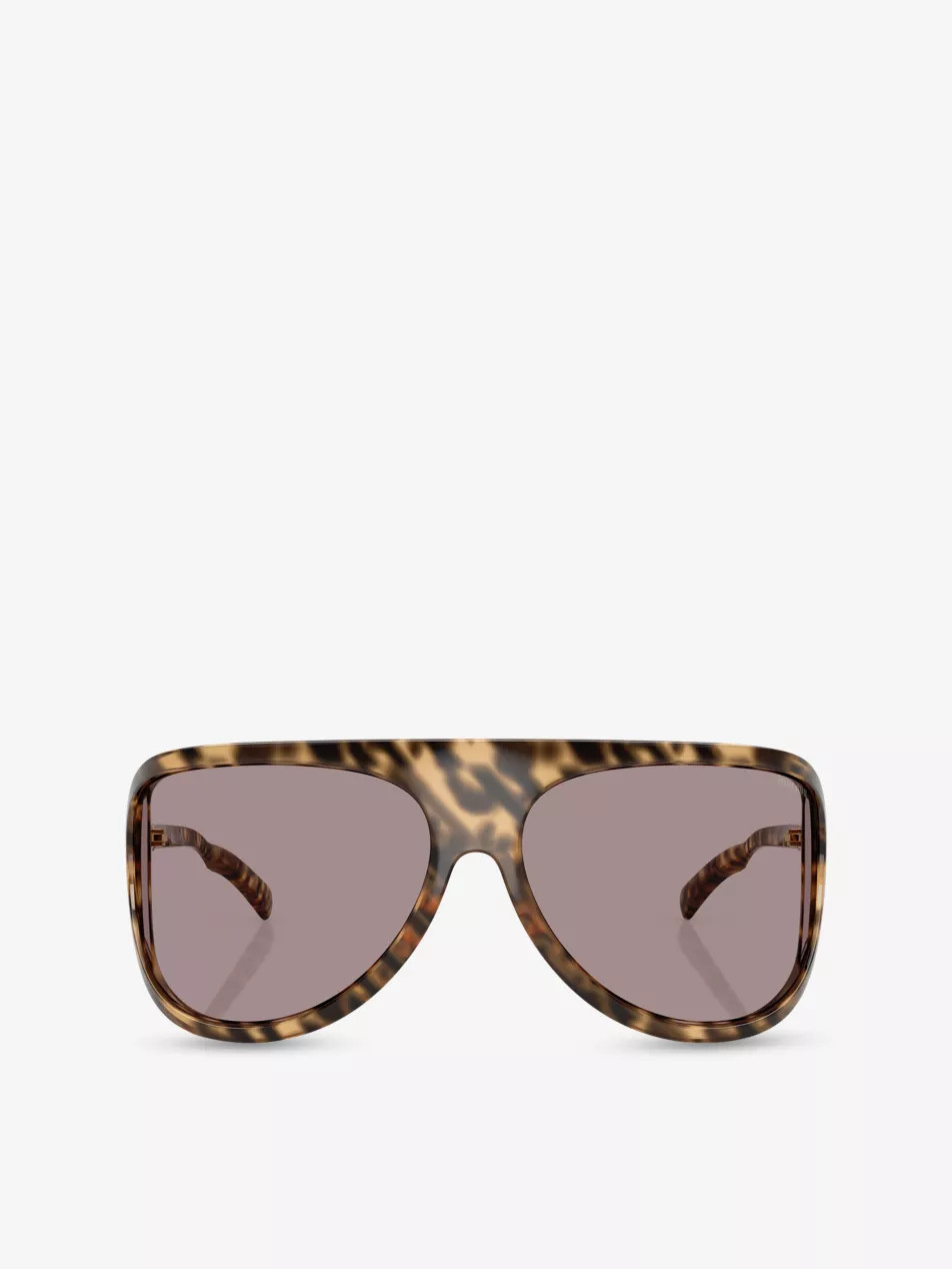 MU A01S Aviator-Frame Acetate Sunglasses | Selfridges