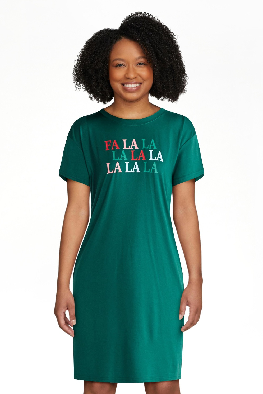 Joyspun Women's Dreamy Soft Collection Sleepshirt with Short Sleeves, Sizes S/M-2X/3X | Walmart (US)