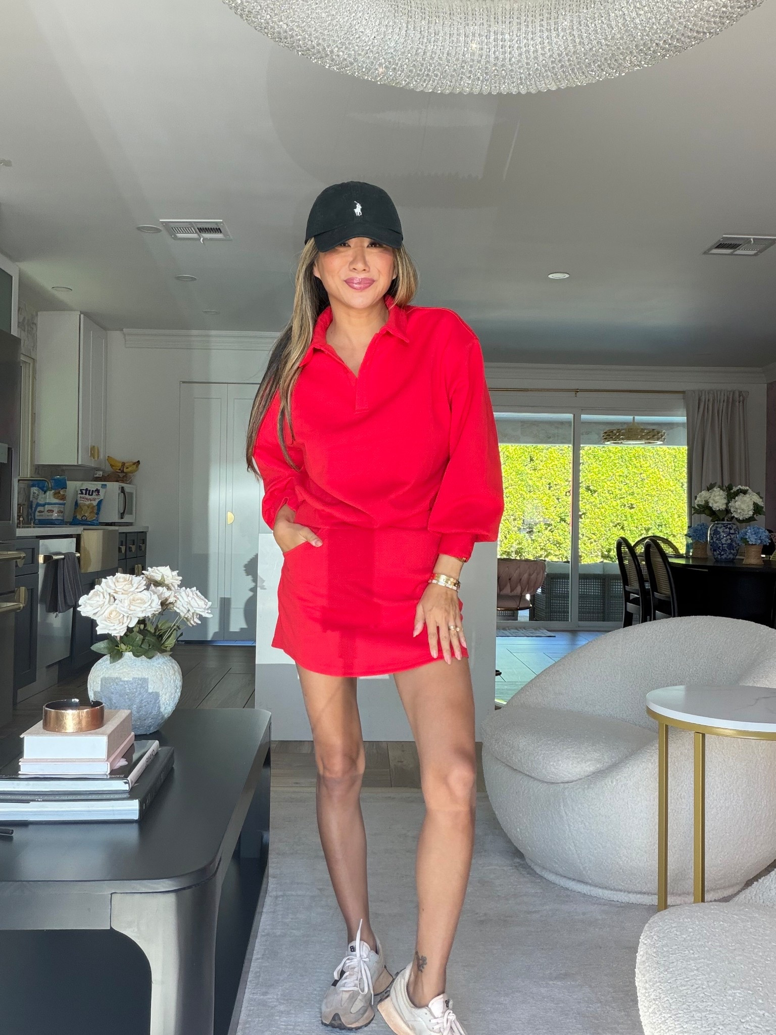 Amazon polo sweatshirt skort set! Size small. Ralph Lauren aesthetic 

#LTKFindsUnder100