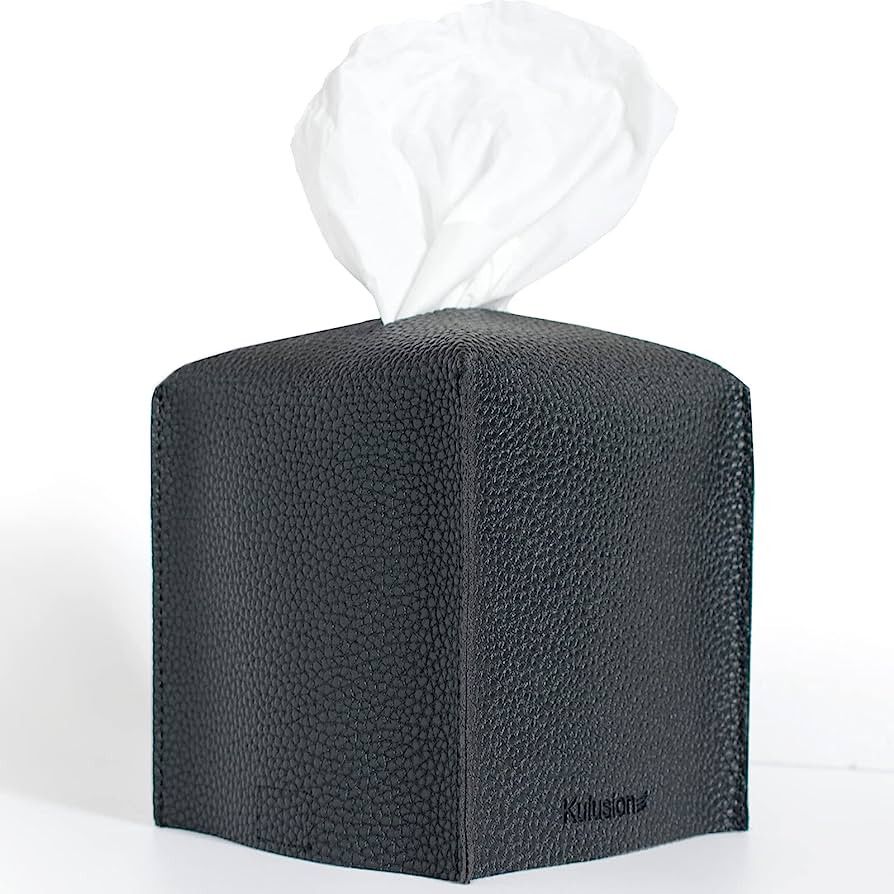 Black Tissue Box Cover, Square Tissue Box Cover Amazon Kitchen Finds Amazon Essentials Amazon Finds  | Amazon (US)