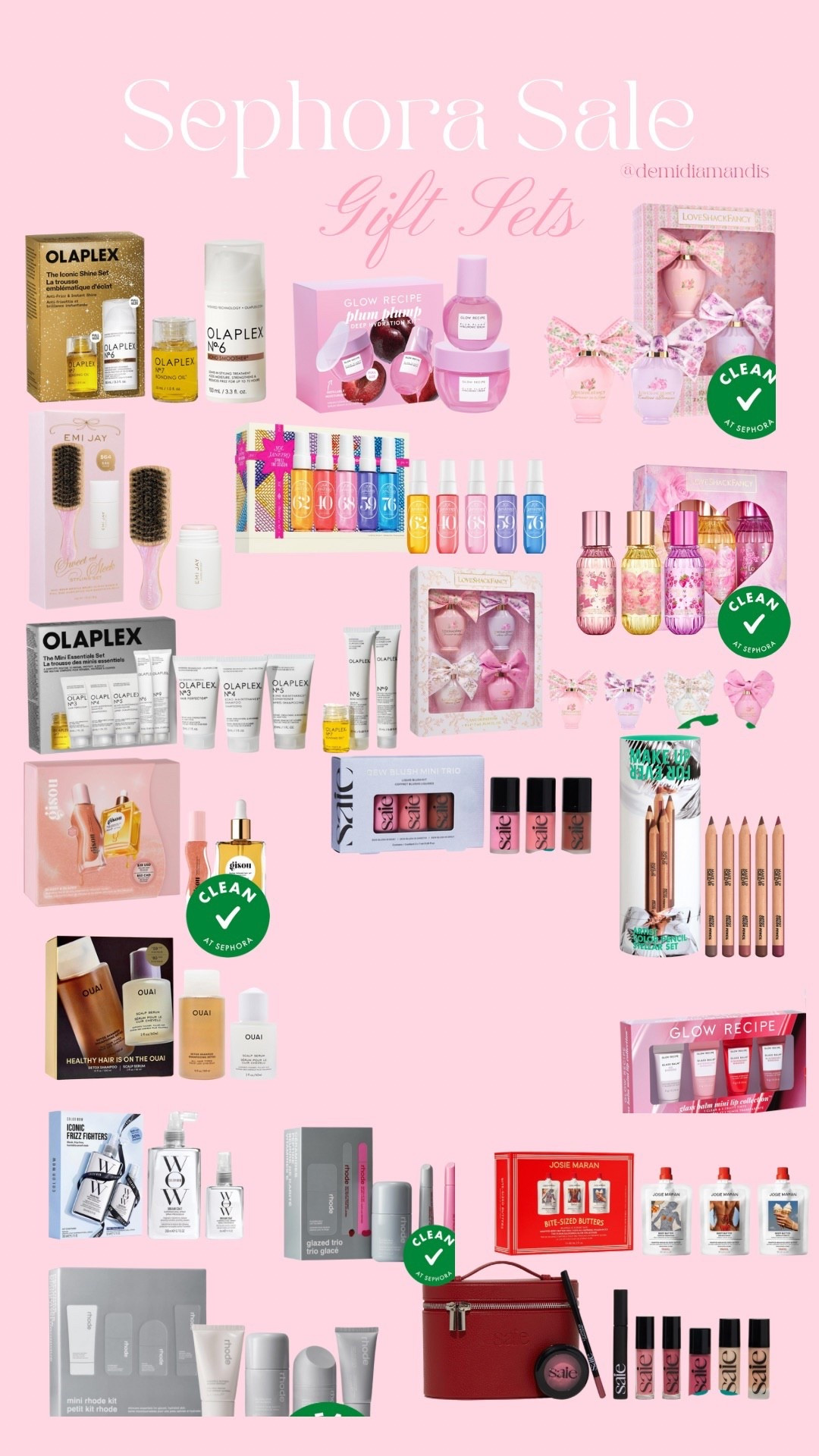 Sephora gift set faves 

#LTKGiftGuide #LTKHoliday #LTKBeauty