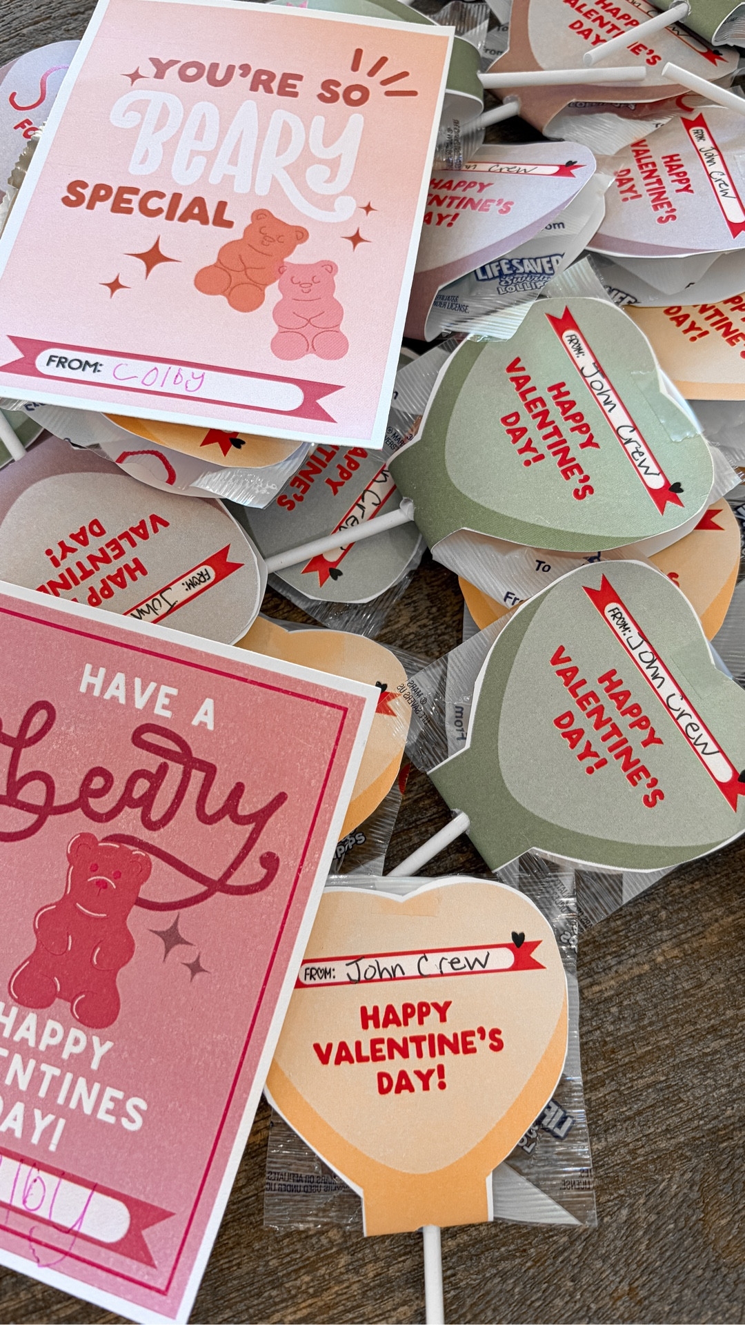 Last minute Valentines for the not-so-crafty mama like myself 🤗

#ClassroomTreats #KidsValentines #DIYValentines @thelettervee 

#LTKmomlife #LTKValentine #LTKKids