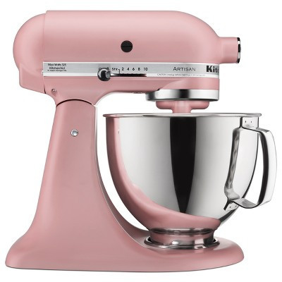 KitchenAid Artisan Series 5qt Tilt-Head Stand Mixer - KSM150PS - Dried Rose: 10 Speeds, 325 Watts, Metal, Dishwasher-Safe | Target