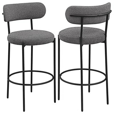 Upholstered Bar Chair (Set Of 2) | Wayfair North America