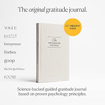 The Five Minute Journal, Original Daily Gratitude Journal, Reflection & Manifestation Journal for... | Amazon (US)