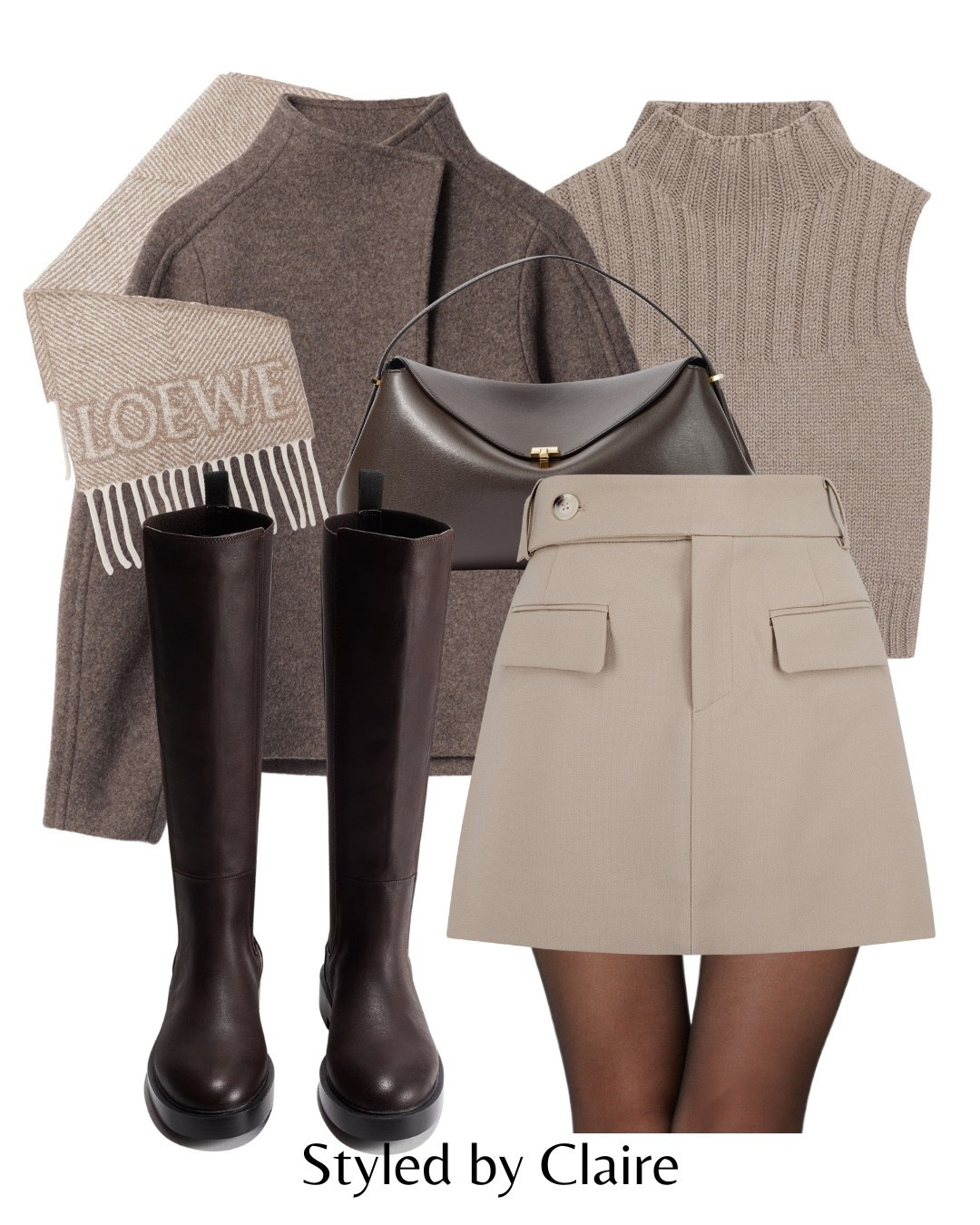 A DREAMY wool jacket🐻
Tags: asymmetric coat taupe brown other stories h&m odd muse skirt mini pocket detail turtleneck knit Zara neutral toteme bag knee high boots faux leather fashion autumn transitional inspo outfit ideas chic women’s style city break Parisian style office work wear

#LTKstyletip #LTKshoes #LTKautumn