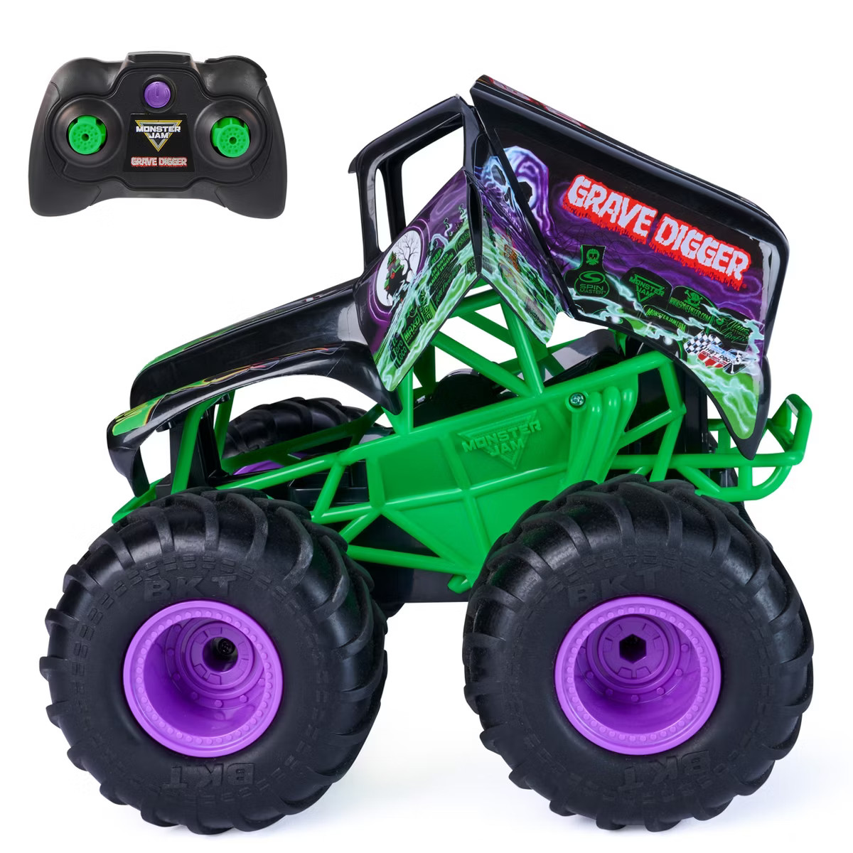 Monster Jam Smash and Bash Grave Digger Remote Control Vehicle 1:15 Scale | Target