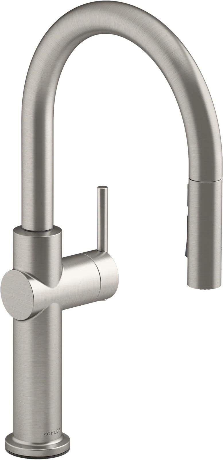 Kohler Crue Single Handle Pull Down Kitchen Faucet with Three-Function Pull Down Sprayer | Wayfair North America