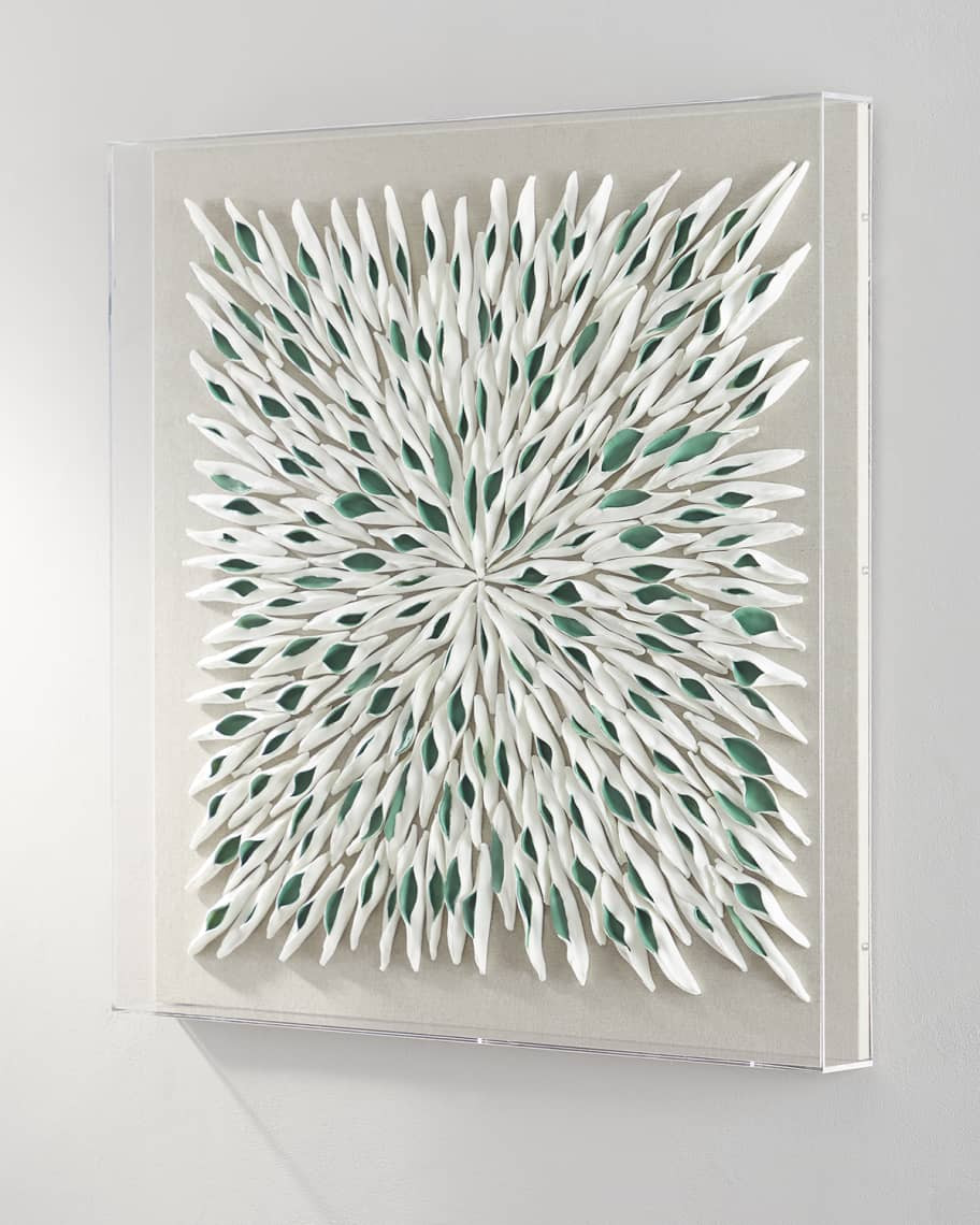Neiman Marcus Clay Art In Acrylic Box | Neiman Marcus