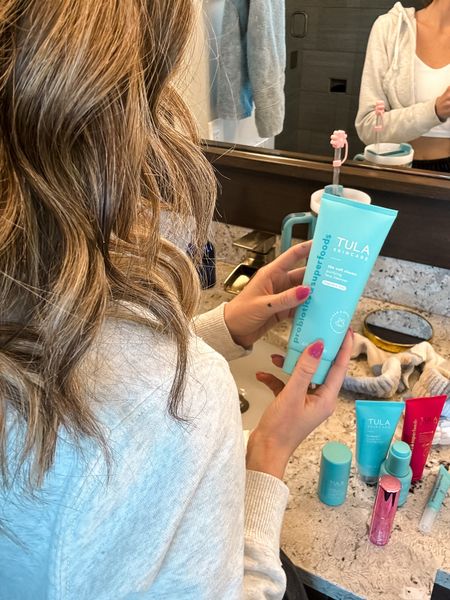 Tula fragrance free cleanser is safe for sensitive skin gentle formula save with code HEYITSJENNA 