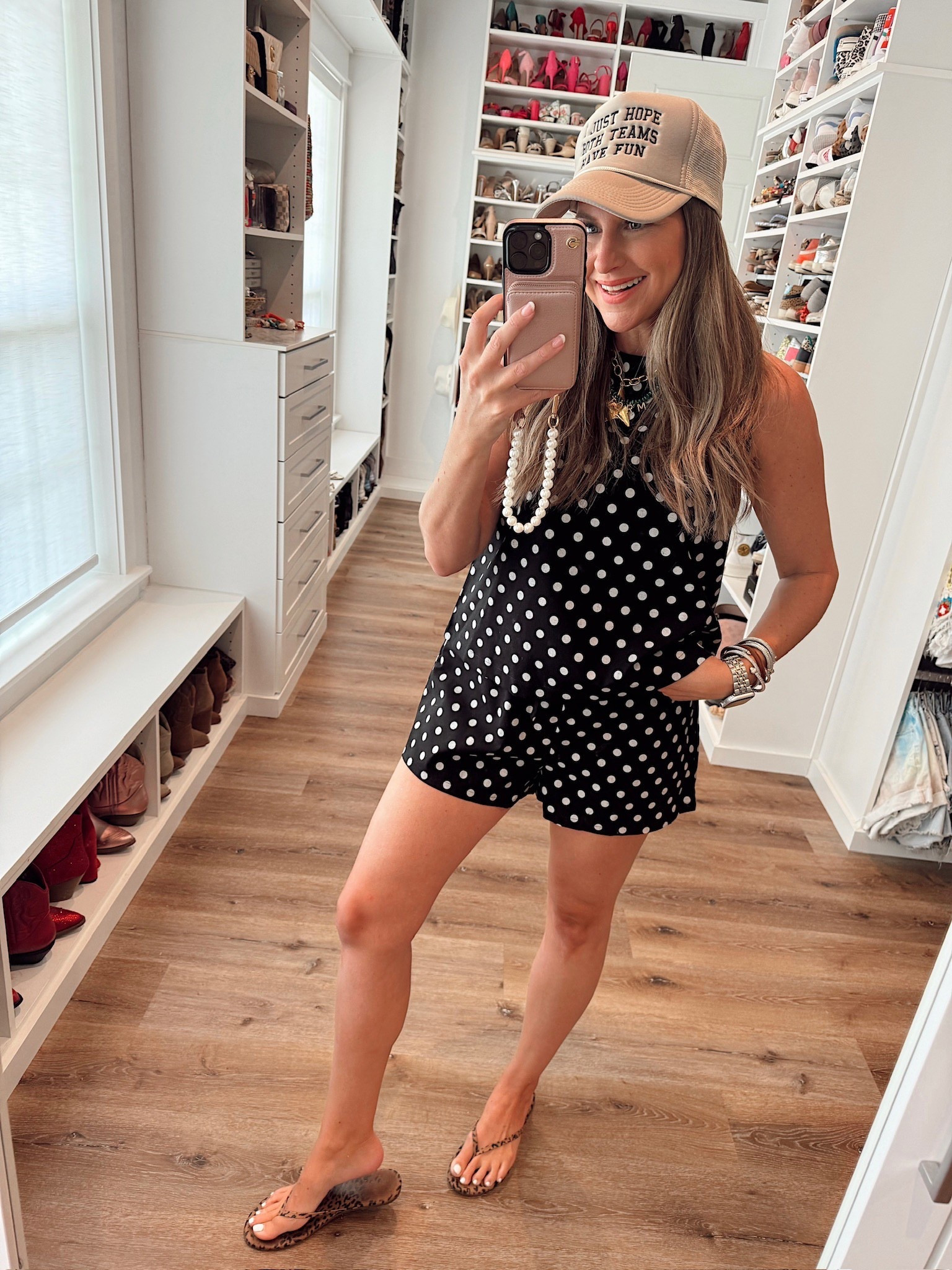 In a medium 2 piece sets hat, sandals and accessories- fits tts.

#LTKSeasonal #LTKFindsUnder50 #LTKStyleTip