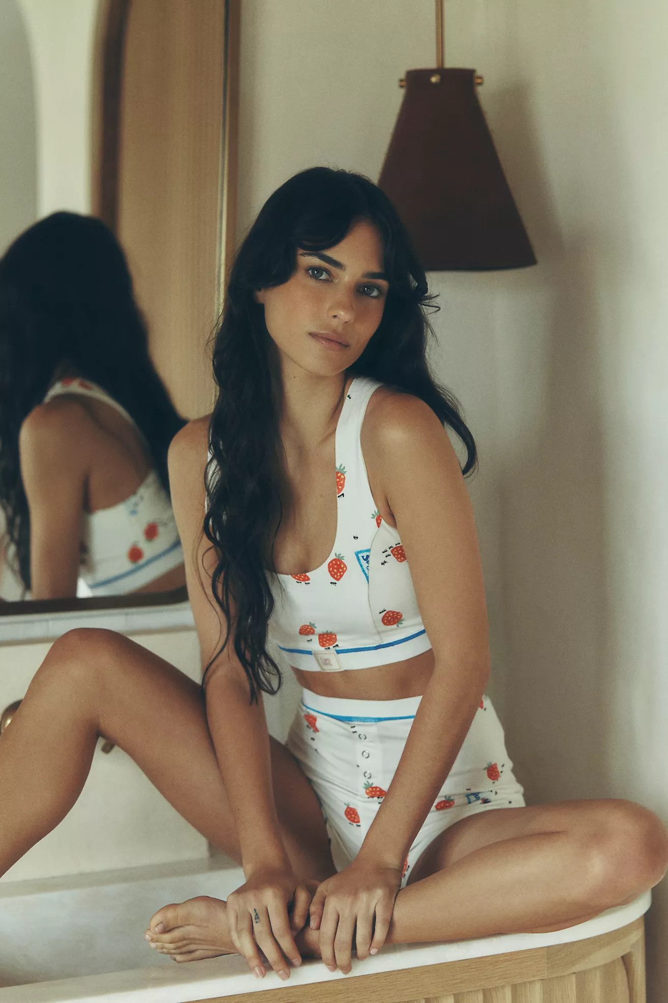 LyreBird x Danielle Kroll Cotton Stretch Scoop-Neck Bralette | Anthropologie (US)