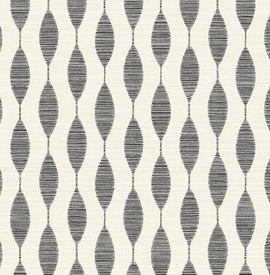 NextWall Stacy Garcia Home Ditto Peel and Stick Wallpaper (Eclipse & Linen) | Amazon (US)