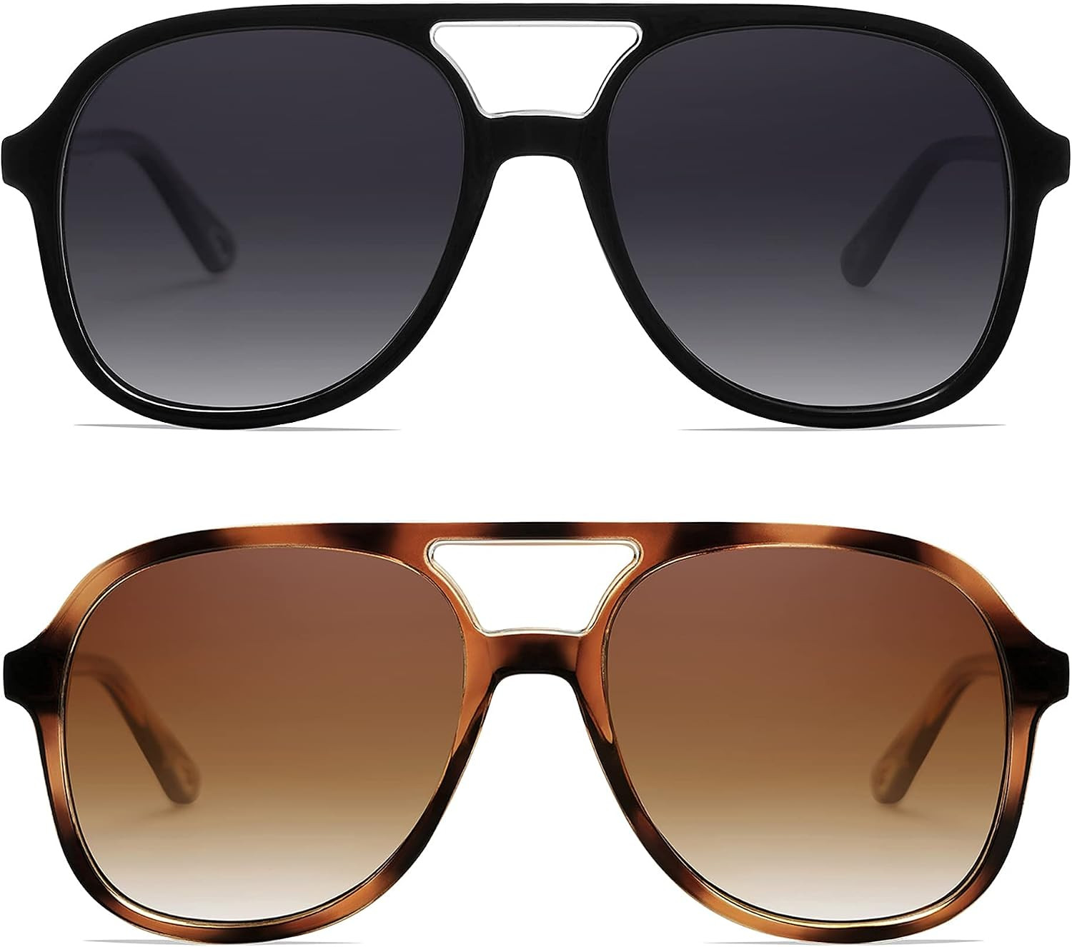 Retro Polarized Aviator Sunglasses Womens Men AP3606 | Amazon (US)