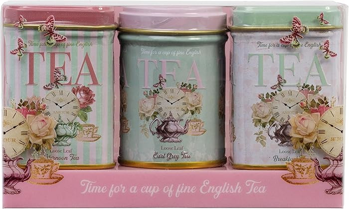 New English Teas Retro Time for Tea Vintage Tin with 70g Loose Tea | Amazon (US)