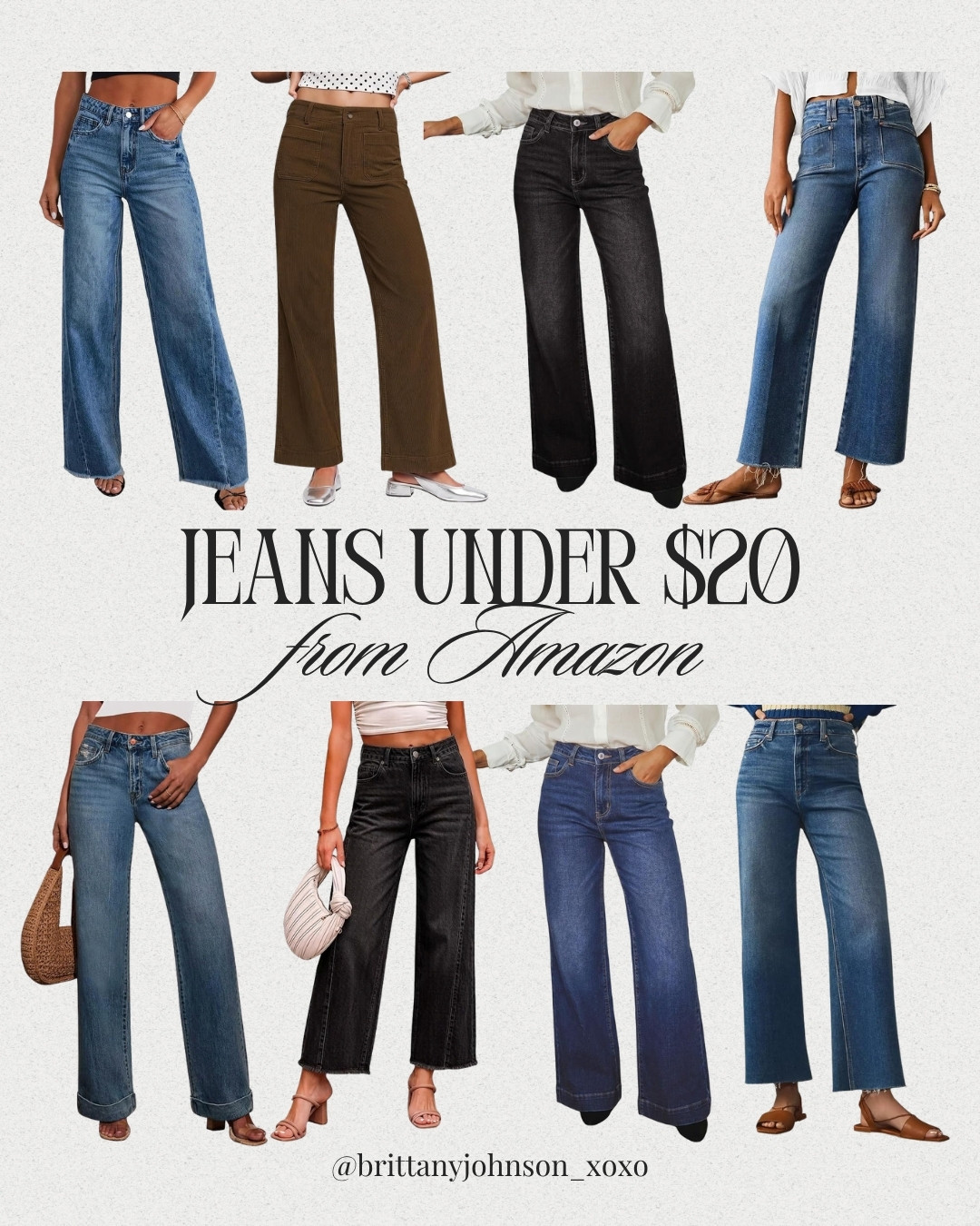 Amazon jeans UNDER $20?! 🤩🙌🏻 So many good styles for fall without breaking the bank! 

 #LTKootd #LTKSeasonal #LTKSaleAlert