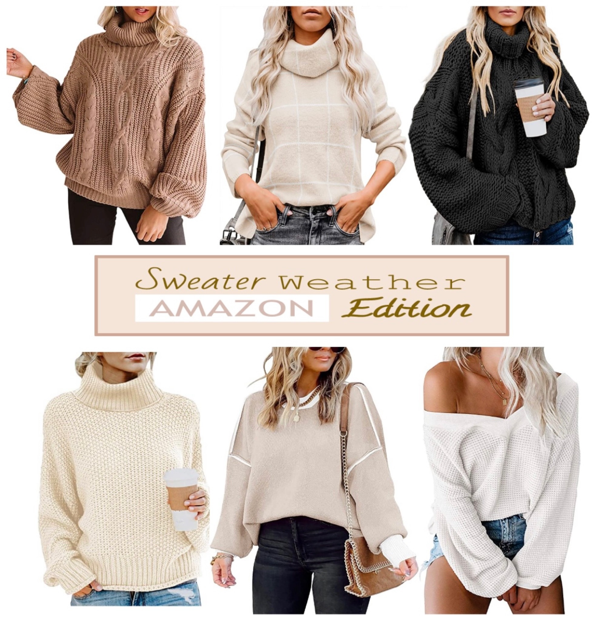 Sweater weather on Amazon. Latest styles and trends for Fall 2022! Casual and chic. 

#LTKstyletip #LTKSeasonal #LTKfit