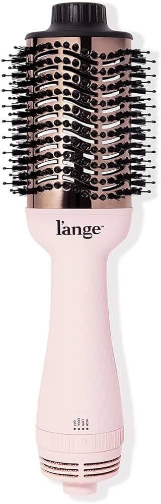 L'ANGE HAIR Le Volume 2-in-1 Titanium Brush Dryer Blush | 75MM Hot Air Blow Dryer Brush in One wi... | Amazon (CA)