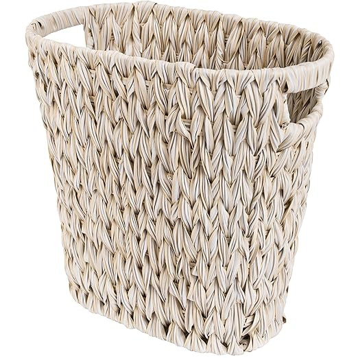 Granny SAYS Wicker Waste Basket, Waterproof Bathroom Trash Can, 19 Liters/5 Gallons | Amazon (US)