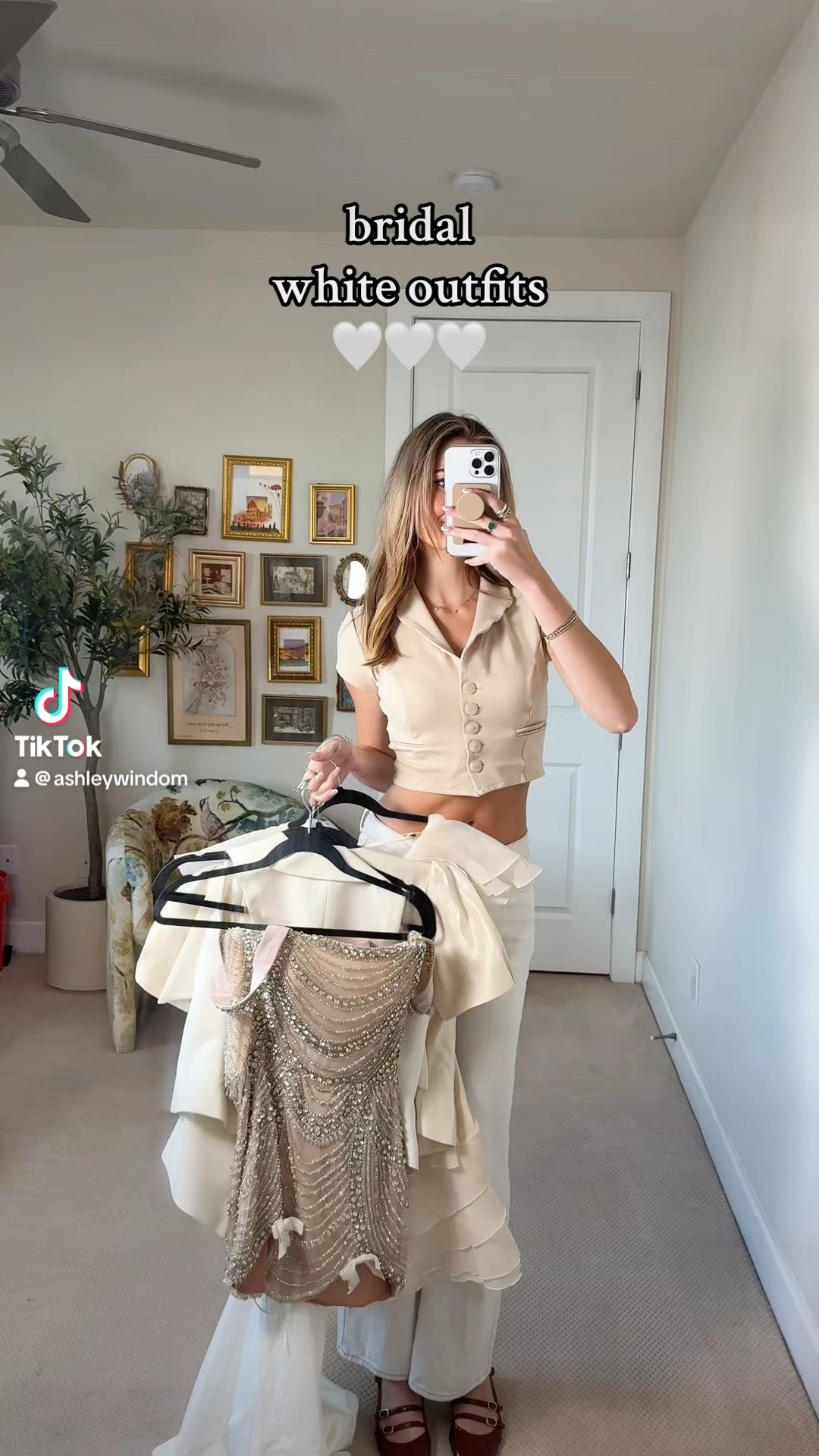 bridal white outfits 