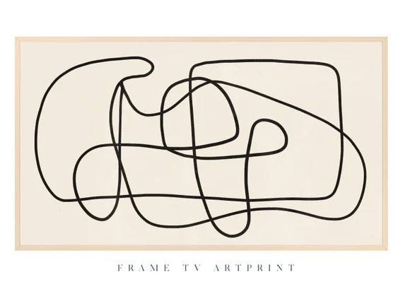 Samsung Frame TV Art File  marker Line Art - Etsy | Etsy (US)