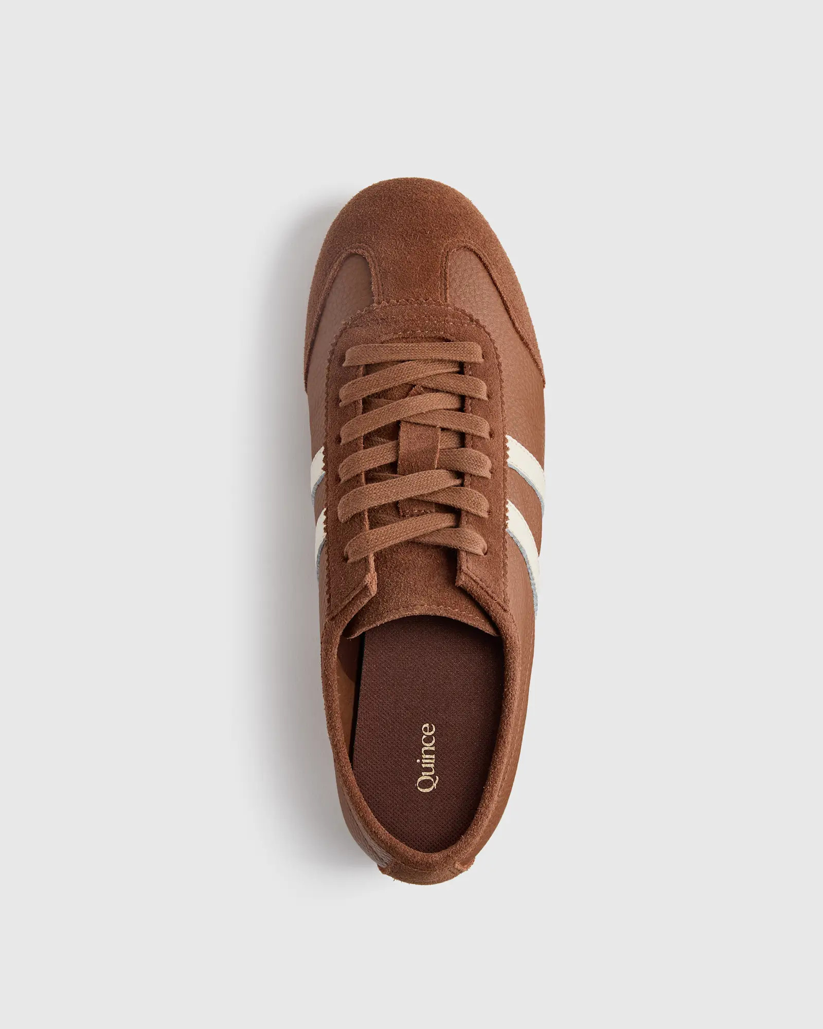 Italian Leather & Suede Low Profile Sneaker | Quince
