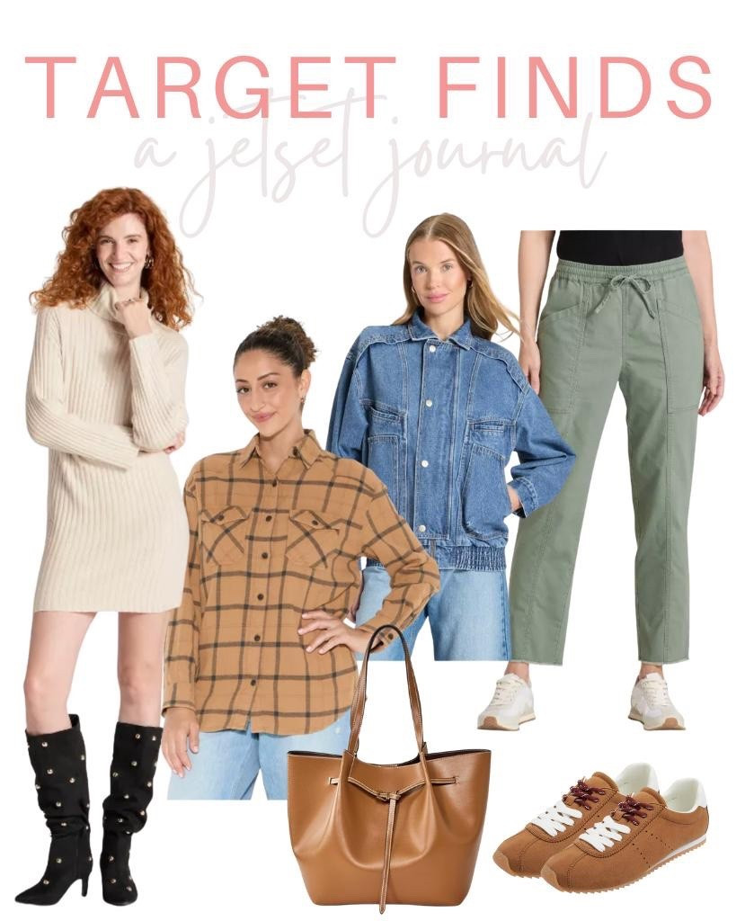 These Target finds make it easy to get dressed for fall!
denimjacket, turtle neck dress, eather tote bag, trendy look target essential, target finds, seasonal favorites, cozy outfits, every dayl ooks , fall style, fresh fashion, fall fashion

#LTKSeasonal #LTKStyleTip #LTKU
