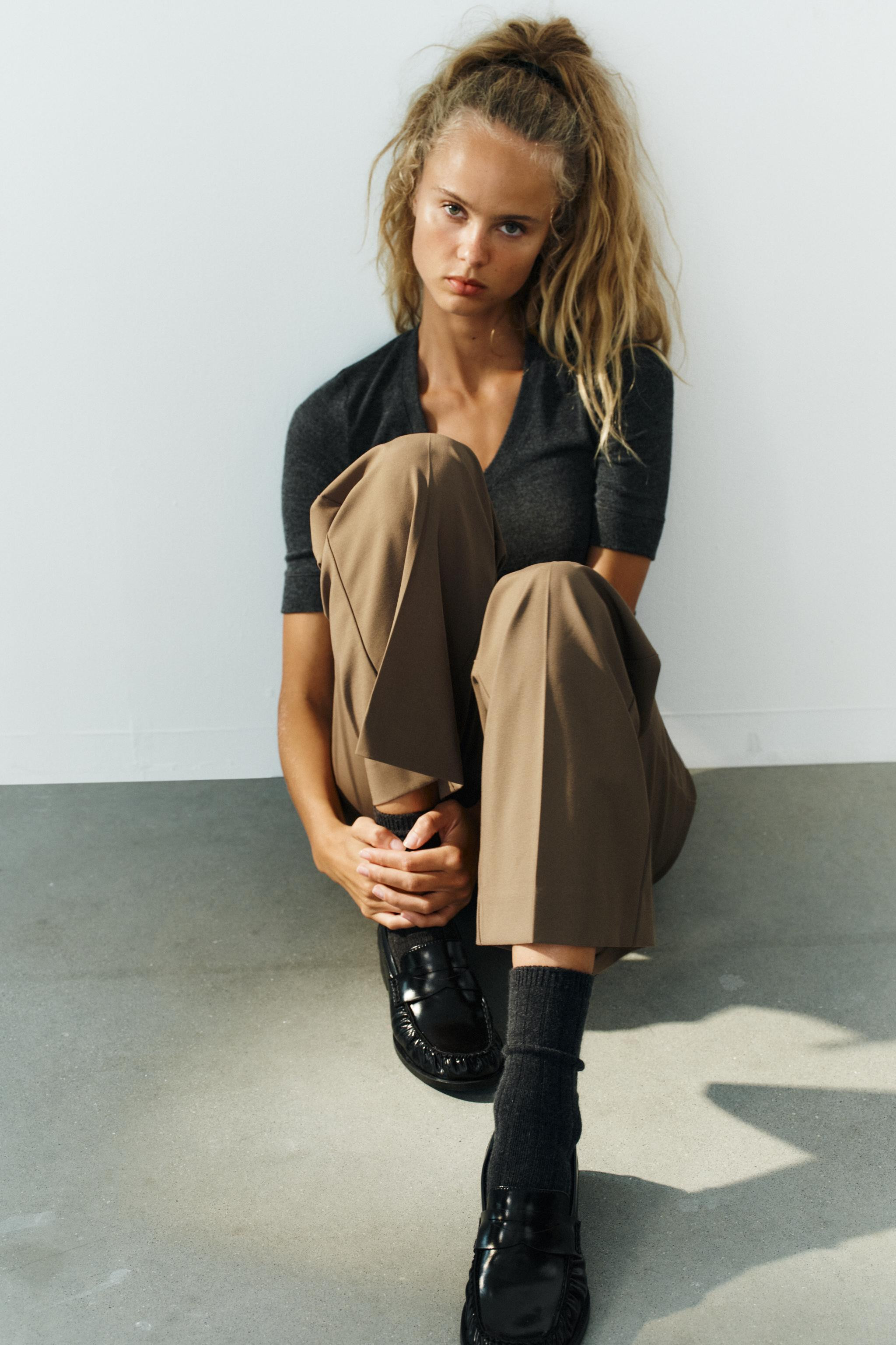 PATENT-EFFECT LOAFERS | Zara UK