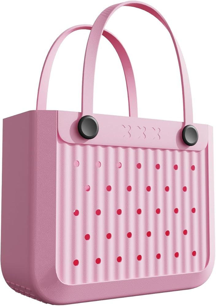 Rubber Beach Bag EVA Lightweight Waterproof Outdoor Tote Bag Washable Open Handbag for Beach Boat... | Amazon (US)