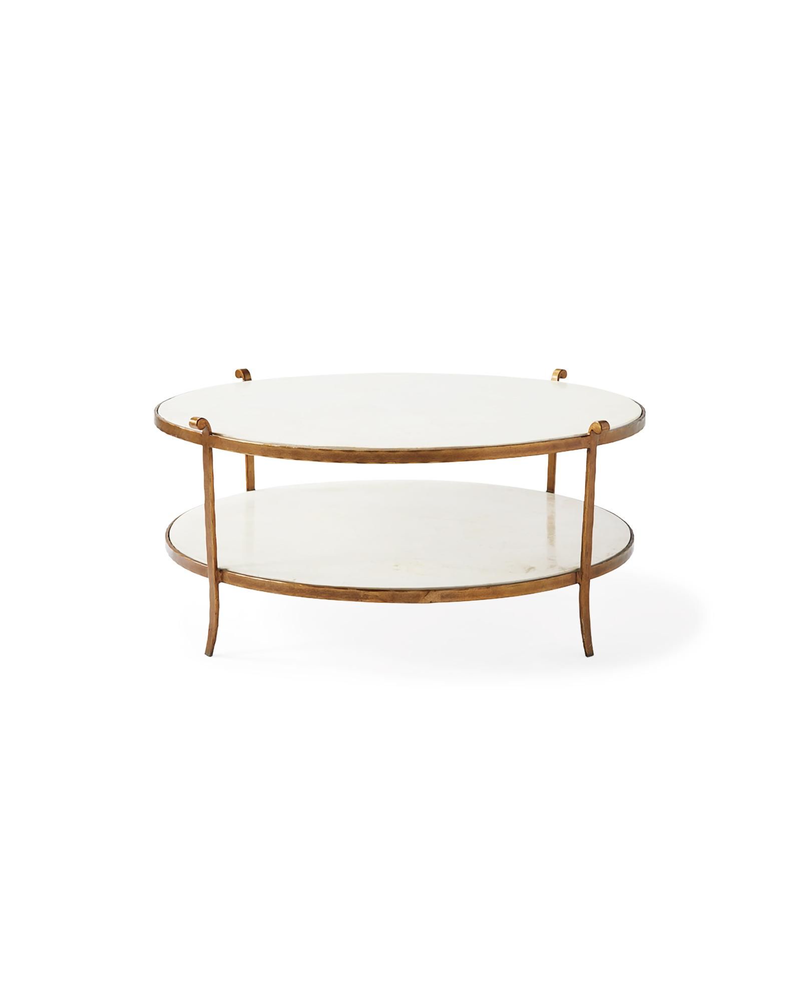 St. Germain Stone Coffee Table | Serena and Lily