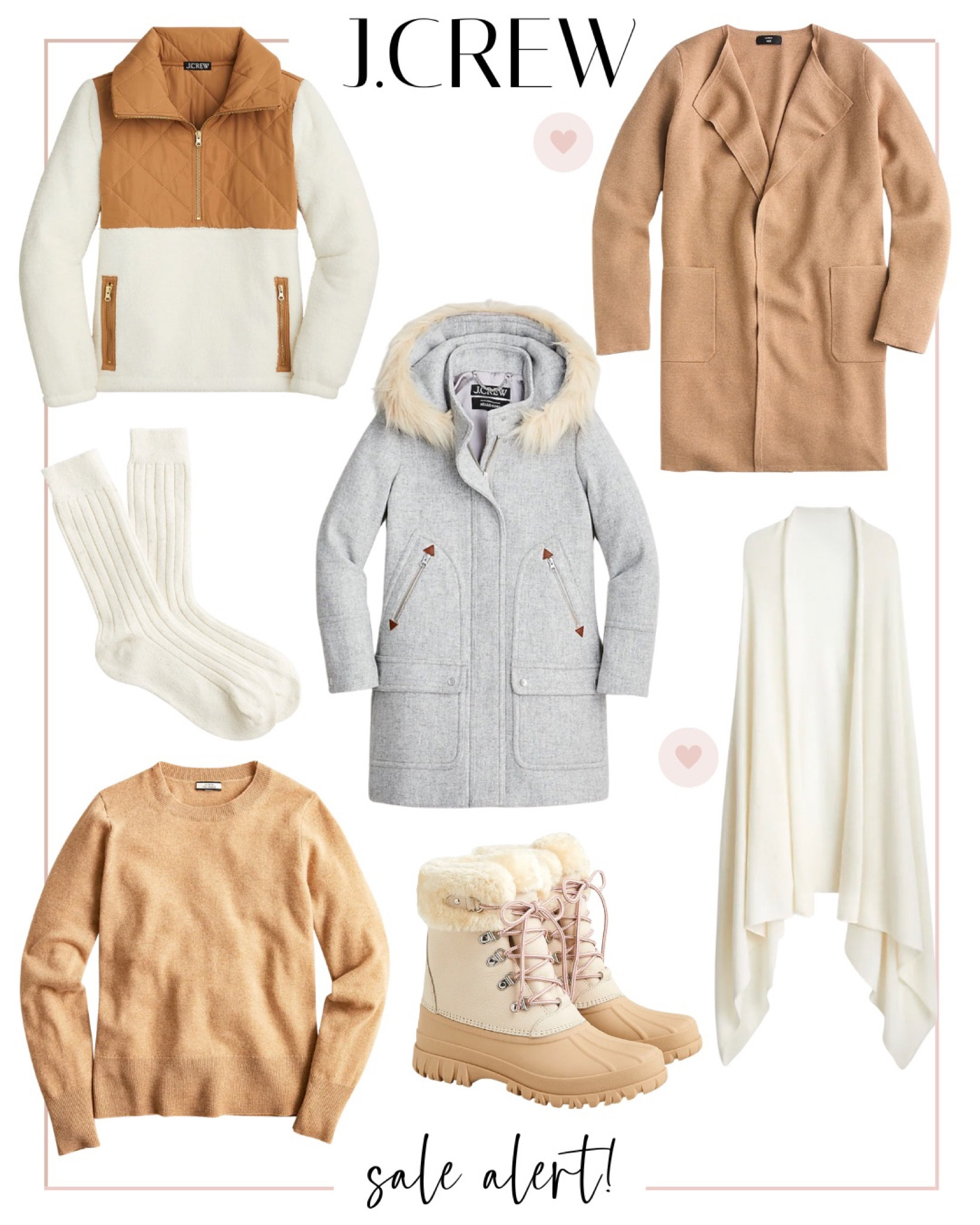 J crew Black Friday sale favorites! 50% with code SHOPEARLY  Some of these are staples in my fall and winter wardrobe including a cashmere sweater, cashmere scarf, cashmere socks (great gift for someone with cold feet!) and my favorite cardigan coat  

#LTKsalealert #LTKCyberweek