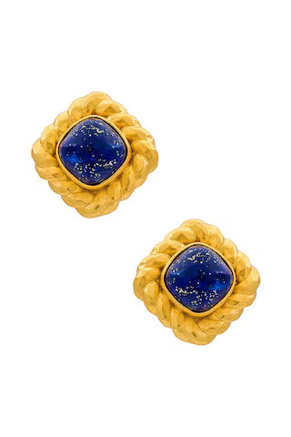 VALERE Antonia Earrings in Lapis from Revolve.com | Revolve Clothing (Global)