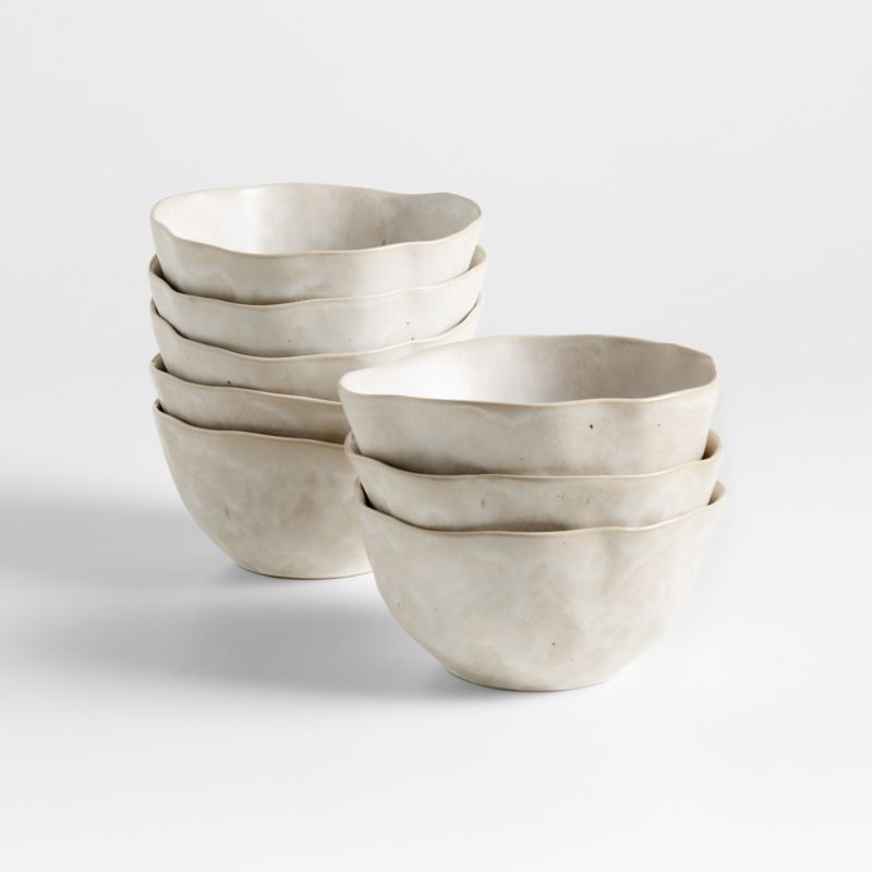 Kiln Cereal Bowls by Leanne Ford, Set of 8 + Reviews | Crate & Barrel | Crate & Barrel