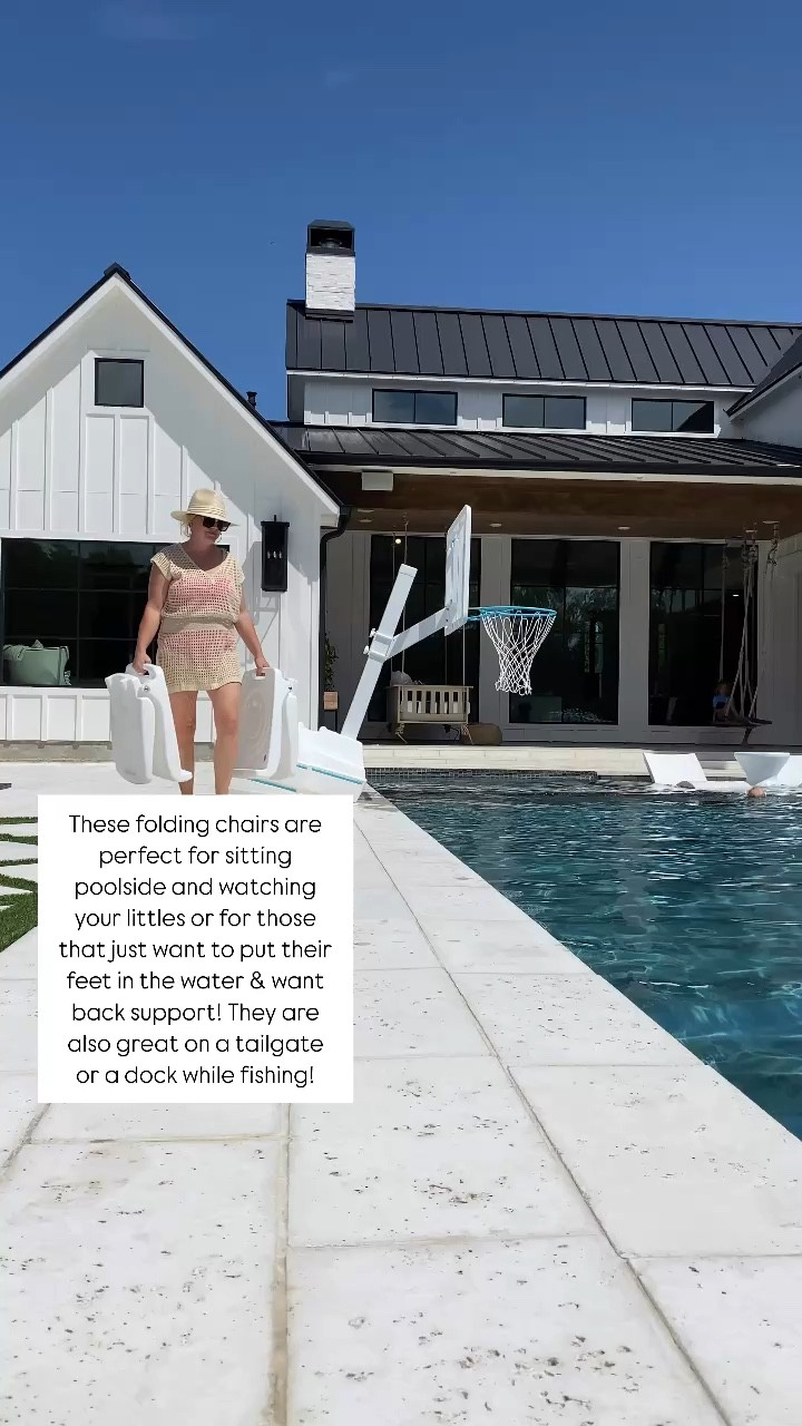 Save your back with this folding chair! It’s perfect for sitting poolside, on a tailgate or on a dock! 

Swim / pool furniture/ pool / beach : vacation / travel / outdoor furniture / patio / patio furniture / swimsuit / coverup / sunglasses / Easter basket 

#LTKSwim #LTKHome #LTKFamily