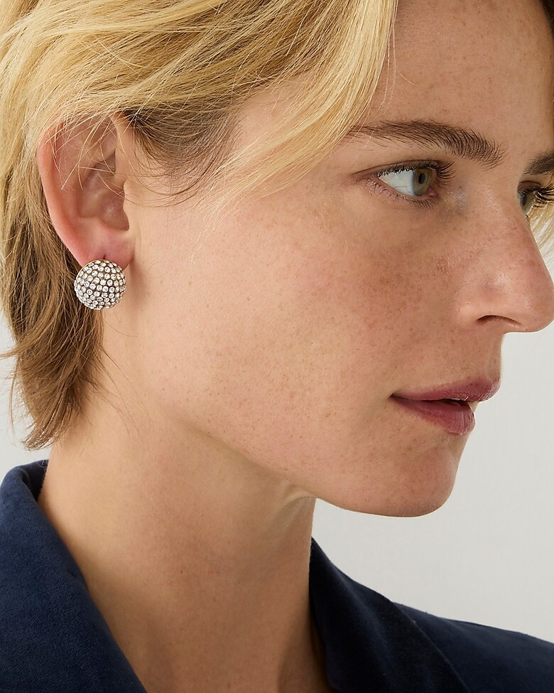 Crystal ball earrings | J. Crew US