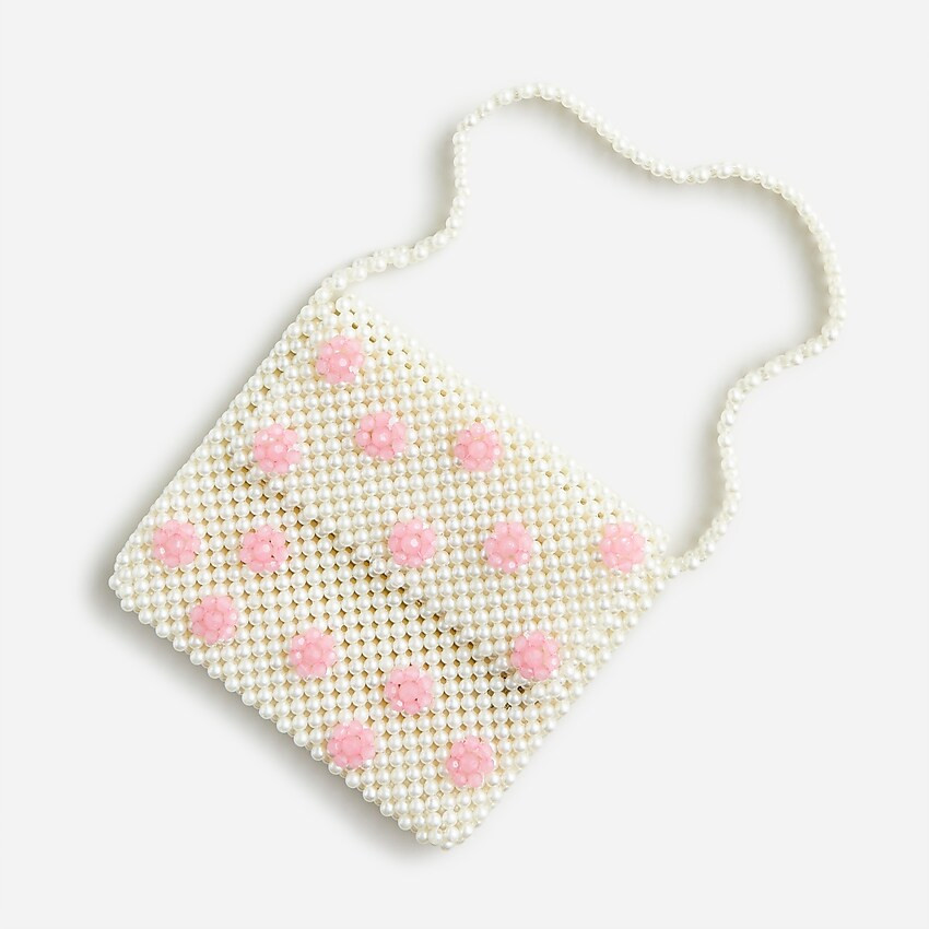 Girls' embellished pearl bag | J. Crew US