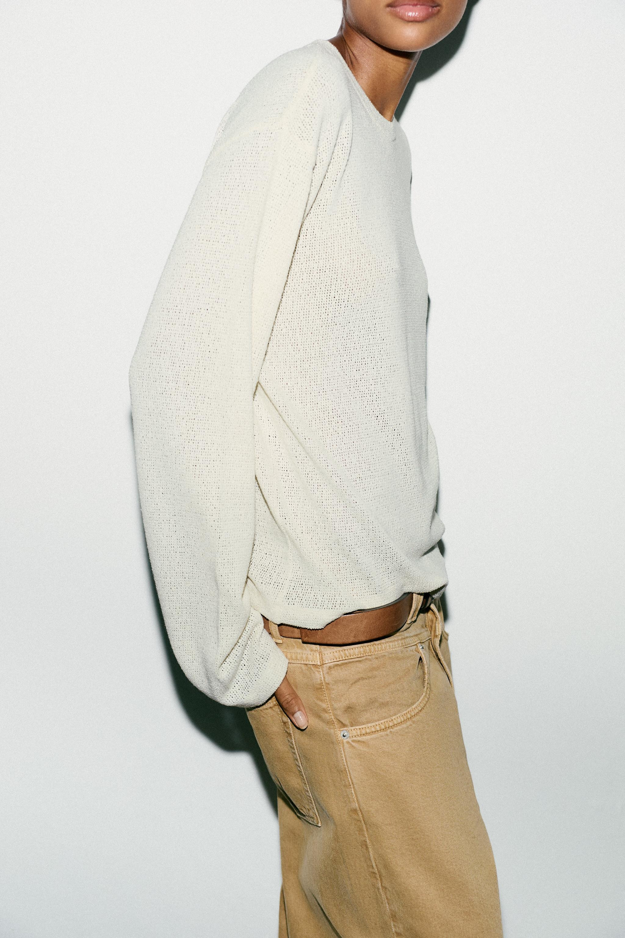 CUT-OUT KNIT SWEATER | Zara US