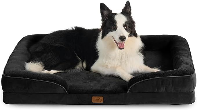 Bedsure Large Orthopedic Dog Bed for Large Dogs - Big Waterproof Dog Bed Large, Foam Sofa with Re... | Amazon (US)
