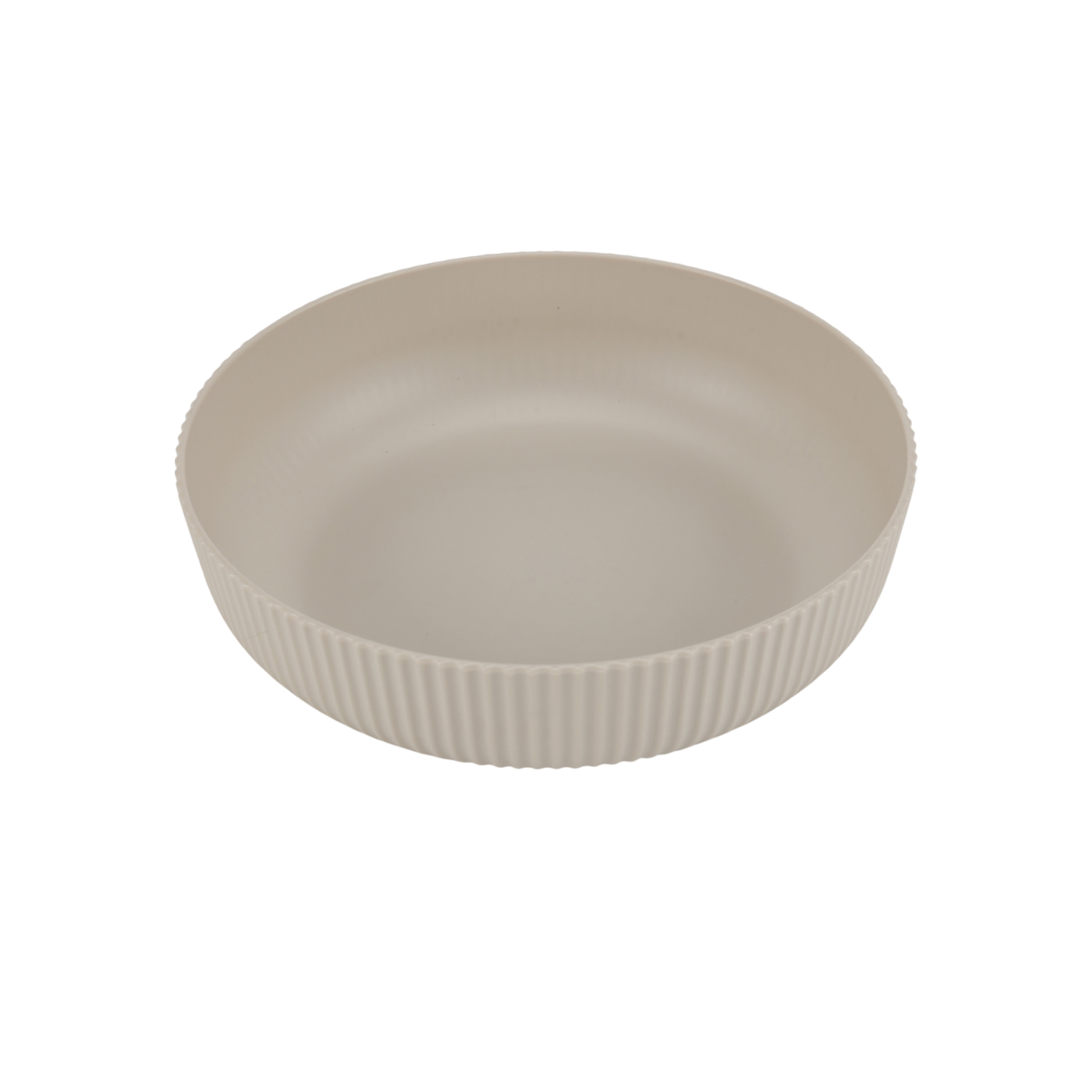 Mainstays Eco-Friendly 43-Ounce Plastic Round Dinner Bowl, Biege | Walmart (US)