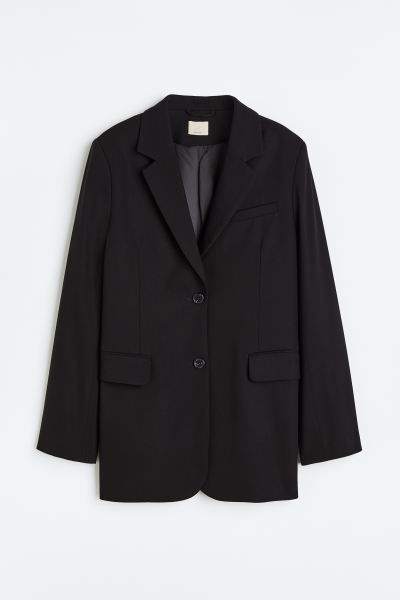 Single-breasted wool-blend jacket | H&M (UK, MY, IN, SG, PH, TW, HK)