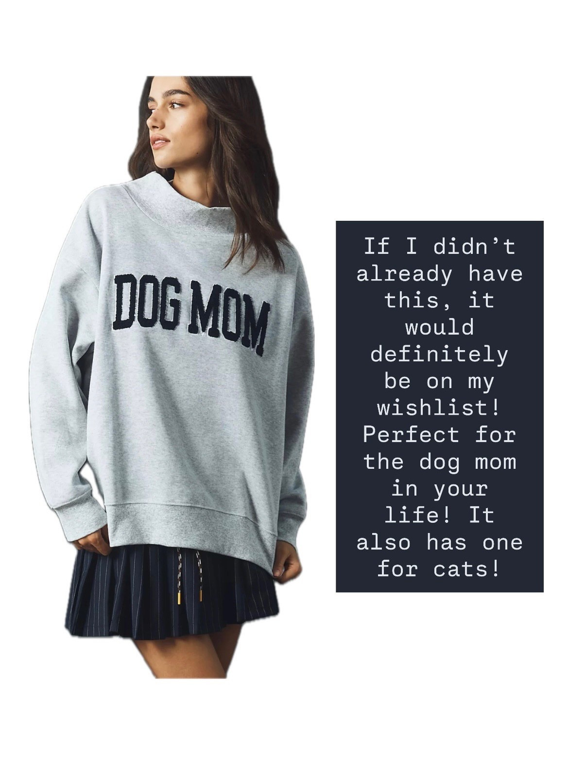 How cute is this mockneck?! Perfect for the pet mom in your life!

Loverly Grey, Anthropologie, dog mom gift, cat mom gift, pet mom gift, Mother’s Day gift ideas 

#LTKMothersDay